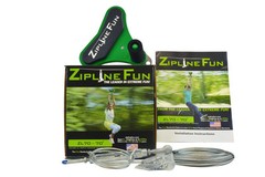 ZL70 Zipline Fun Playground Trolley Playset Zip Line Wire Trolley 70ft 30-7021