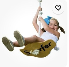 Swurfer Swift Maple Classic Wood Tree Disc Swing for Kids SW-SMS