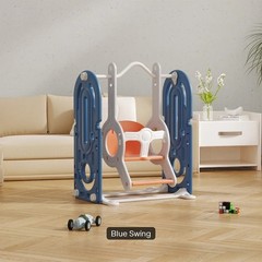 Kids 3-in-1 Slide & Swing Set – Indoor Toddler Playground