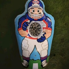 Sports Fun Little Tikes Jumbo Inflatable Baseball and Football Trainer Kids 3-8