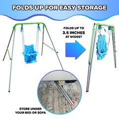 FNS-004 My 1st Toddler Swing – Heavy-Duty Baby Swing Set 58″ L x 58″ W x 47″ H