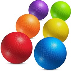 7-inch Dodgeballs For Kids & Adults (6 Pack) – Rubber 7-Inch – Pack of 6
