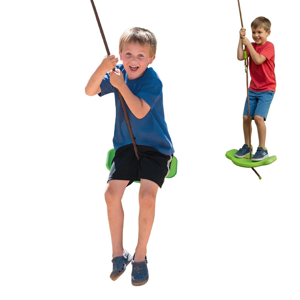 Swurfer Kids Outdoor Tree Swing: Durable, Easy Setup, Weatherproof, 150 lbs