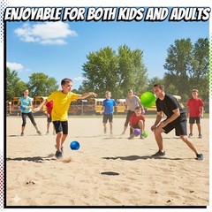 7-inch Dodgeballs For Kids & Adults (6 Pack) – Rubber 7-Inch – Pack of 6