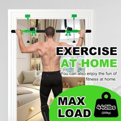 Doorway Swing for Kids & Door Pull up Bar for Adults – Indoor Kid Swing with 4Pc