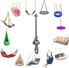 Heavy Duty Swing Hanger 180° with Stainless Steel Swing Hook 800LBS Capacity …