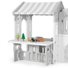 New 9in1 Toddler Slide Climber Playset with Playhouse Indoor Outdoor Playground