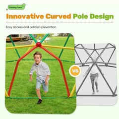 Zupapa 10FT Climbing Dome, Experience Ultimate Fun with The Upgraded Decagonal G