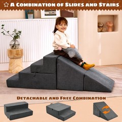 Jela Toddlers Climbing Toys Indoor, Toddler Climbing Toys Indoor Playset, Saf…