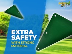 SWING SET STUFF INC. 14.25″ STEEL TRIANGLE BRACE (GREEN) playground park 0380