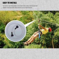 Zipline Spring Brake 165cm Stainless Steel Zip Line Spring Brake Heavy Duty4170