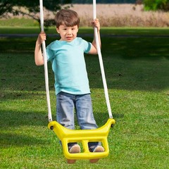 XDP Recreation Rising Sun Playground Outdoor Swing Set, Glider, SeeSaw, & Slide
