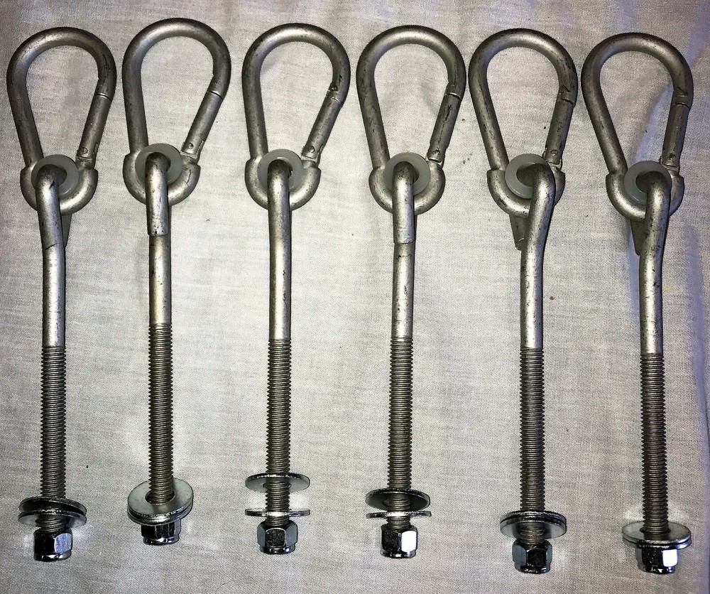 swing set, snap hook, bolt hanger, playset, swing, swing hanger, outdoor, 6″6pc
