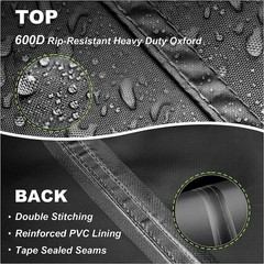 “86”” Waterproof Porch Swing Cover – All-Weather Outdoor Furniture Protection”
