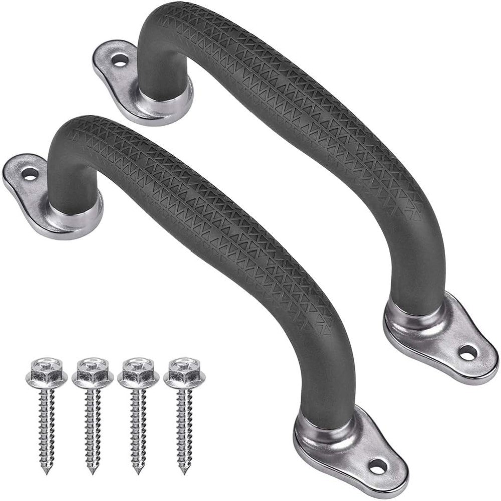 Black Playground Safety Handles, Non-Slip Playground Grab Handles, Durable