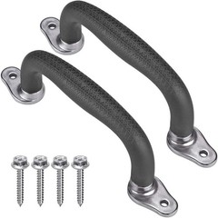 Black Playground Safety Handles, Non-Slip Playground Grab Handles, Durable