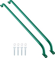 4 Pack Playhouse Ladder Handle 37 Inch Monkey Bars Green Metal Safety Handles…