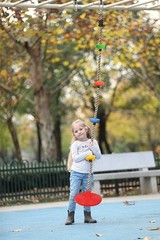 Xinlinke Tree Climbing Rope and Kids Disc Swing Seat Yellow,orange,blue,green