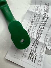 (1 pair) Gorilla Playsets Plastic Safety Handles 07-0005 Green