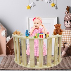 Montessori Arch Climber for Toddlers, Natural Wood, 33″ x 18″