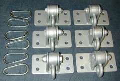 Swingset swing hanger,4 Hole,Welded Steel Hanger kit,playground,not ductile,4H6