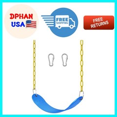 Heavy-Duty EVA Swing for Kids & Adults – 66″ Long Anti-Rust Chains, Safe Design