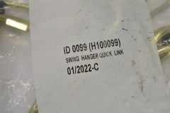 Swing Hanger Quick Link Hardware Assembly Kit ID 0099 (H100099) Yellow Zinc
