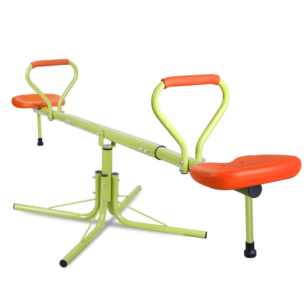 360 Degree Spinning Children Birthday Gift EZ Set Junior Kids Heavy-Duty Seesaw