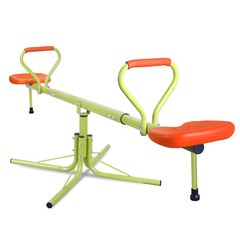 Kids Seesaw 360 Degree Spinning Space Saving Bouncer Sporting Double Fun Play