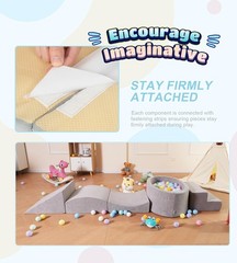 Foam Climbing Blocks with Ball Pit Designed for Toddlers Aged 1-3 -Great for …