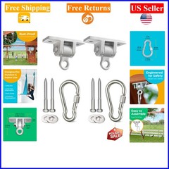 Heavy Duty Swing Set Hangers 2-Pack for Indoor & Outdoor Use