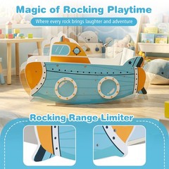 Climbing Toy for Toddlers 1+ Submarine-Themed Wooden Montessori Climbing Set