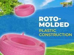SWING SET STUFF DELUXE ROTOMOLDED TIRE PINK playground outdoor accessories 0089
