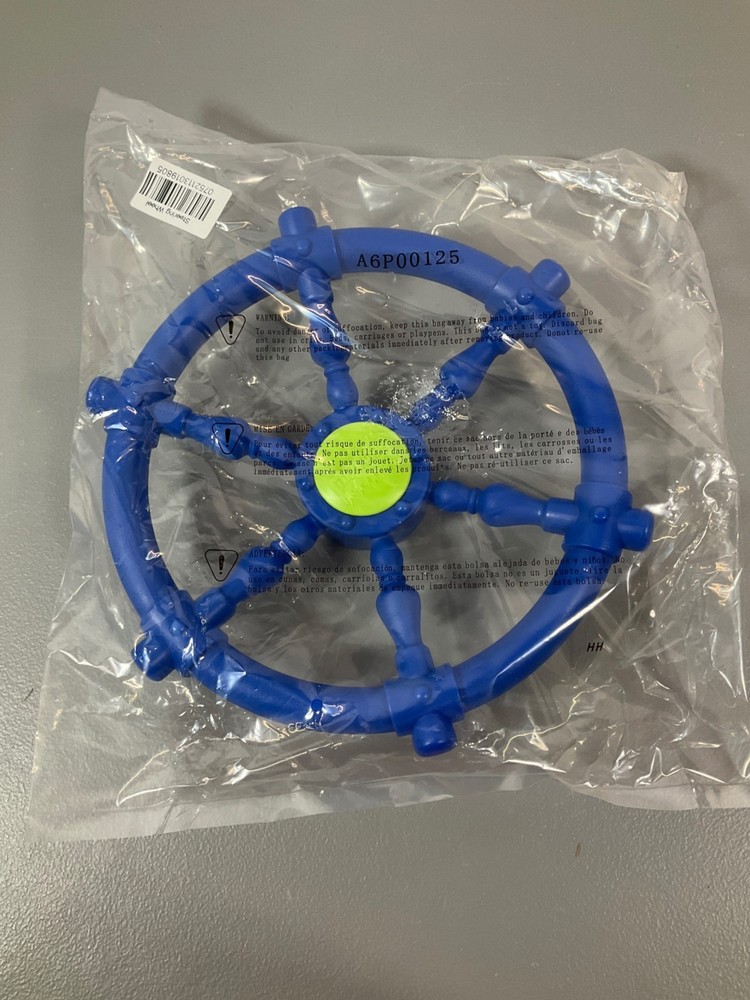 Backyard Discovery Premium Steering Wheel – Blue and Lime – NO HARDWARE