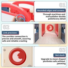 12 in 1 Toddler Slide and Swing Set, Toddlers 1-3,Kids Playset for Toddlers