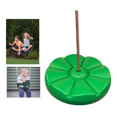 Heavy Duty Plastic Disc Tree Swing With PE Rope For Kids Children Outdoor P UQHO