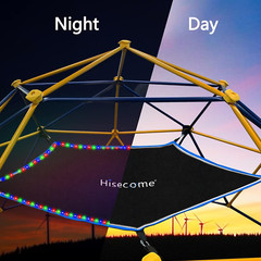 Climbing Dome Hammock with Light Canopy – 300 LB Capacity, Fits 10×5 Ft