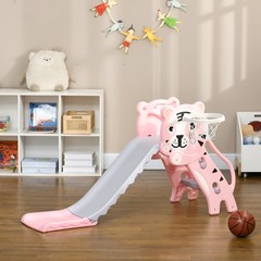 3 in 1 Toddler Slide for Indoor Basketball Hoop Climber Anti-slip Lightweight