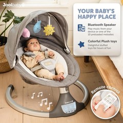 Nova Swing for Newborns – Electric Motorized Infant Swing, Bluetooth Music, 1…