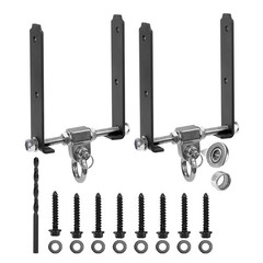 2 Heavy Duty Swing Hangers, Wooden 180° Swing Set Accessories Hammock 660LB C…