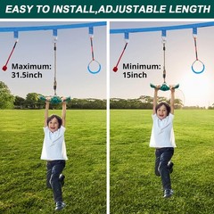 Swing Spins Set: 360° Twist-Spin Toy for Outdoor Fun – Kids Adventure Green