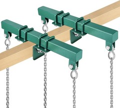 Durable Glider Swing Brackets 400lb Max Weight 2-Pack Waterproof Rust-Proof Iron