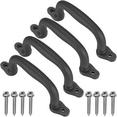 Dolibest Set of 4 Safety Playground Handles,Swing Kids Small, Black-4pcs