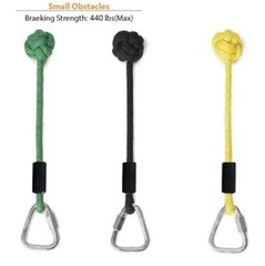 Minetom 40 Feet (12M) Kids Swinging Obstacle Course Set Portable Slack Line Monk