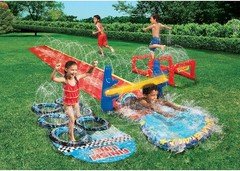 Exciting Aqua Blast Obstacle Course for Kids – 4 Players, Endless Summer Fun!