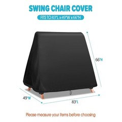 Waterproof Porch Swing Cover for A-Frame Glider 83x49x66in