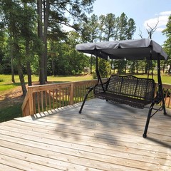 Outdoor Patio Swing Chair Canopy Replacement, 3 Seater Porch Swing Seat Canop…