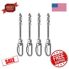 Dolibest M10X5”-4PCS Swing Hanger Bolts