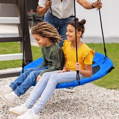 Trekassy 700lbs 40″ Saucer Tree Swing Backyard Flying Swing with 2 Hanging Strap