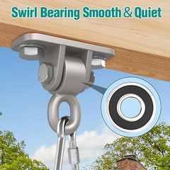 Swing Hangers with Bearing, Heavy Duty Porch Swing Hanging Kit for Outdoor Pl…